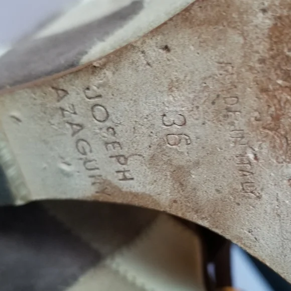 Joseph Azaguri wedge platform sandals - Picture 7 of 7